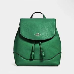 Coach Emerald Green Elle Backpack